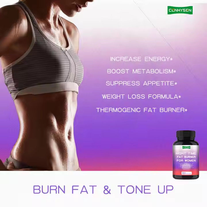 ผู้หญิง แคปซูลเผาผลาญไขมัน สนับสนุนลดน้ําหนักคืนเวลา แคปซูลร่างกาย Slim FDA ยอมรับ