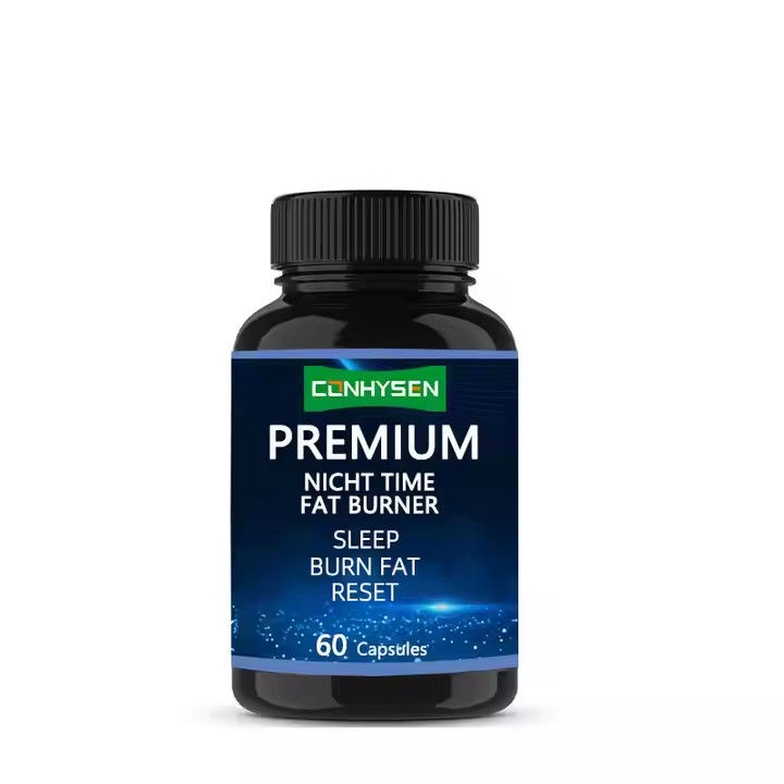 L Theanine Slim Fat Burner Capsules Night Time รองรับการควบคุมน้ําหนัก OEM ODM