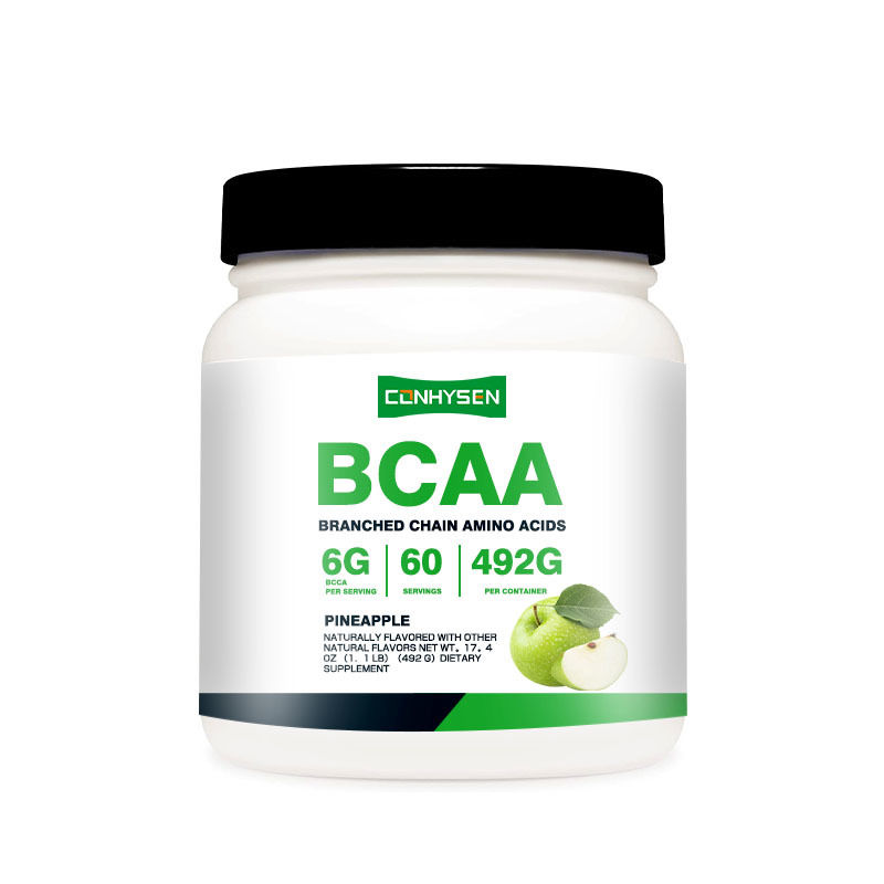 ผง BCAA สำหรับโภชนาการการกีฬาเพื่อสุขภาพ สนับสนุนการเจริญเติบโตของกล้ามเนื้อ เครื่องดื่มให้พลังงาน