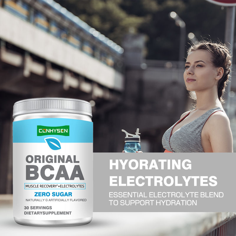 BCAA Powder รสหวานสําหรับการฟื้นฟูกล้ามเนื้อหลังการออกกําลังกาย วิตามิน B6 น้ําดื่มปูน