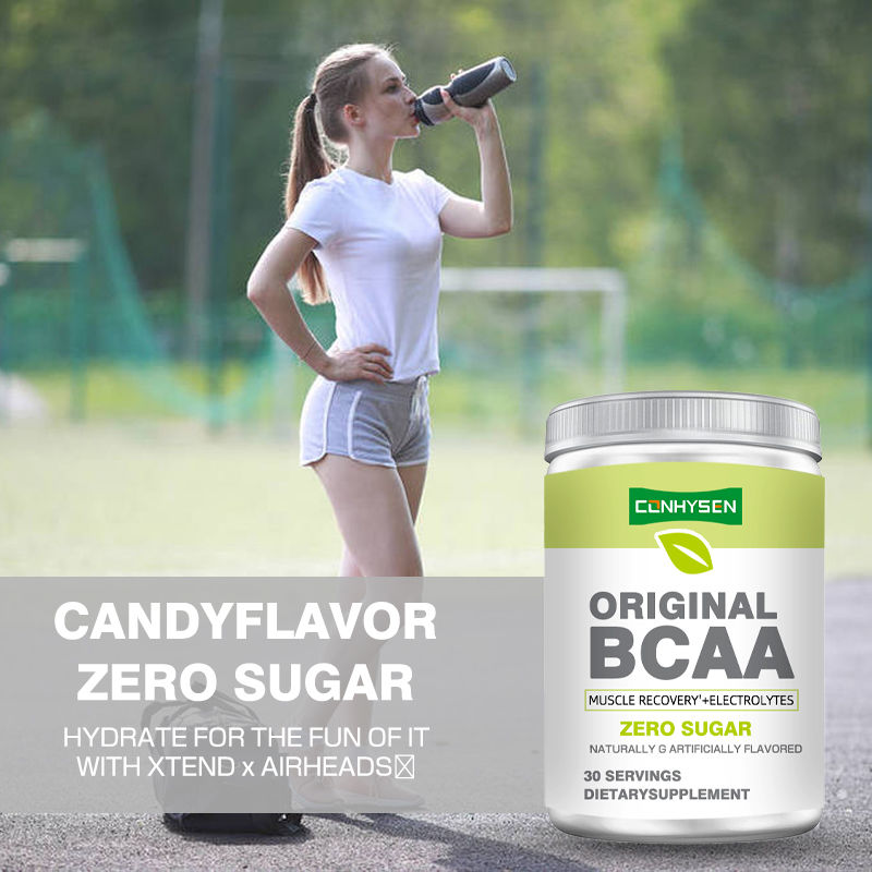 ผง BCAA ดั้งเดิมพร้อม L-Glutamine สำหรับการฟื้นตัวและการเติบโตของกล้ามเนื้อสำหรับผู้ใหญ่