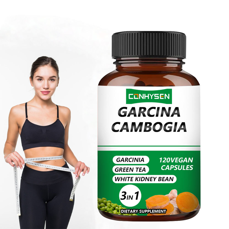 แคปซูล Garcinia Cambogia 3-in-1 ปรับแต่งเอง สนับสนุนความแข็งแรงด้วยถั่วขาว