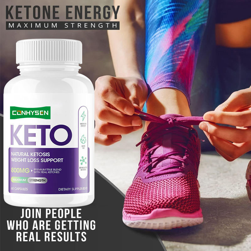 Wholesale Custom Keto Capsules สนับสนุนการควบคุมน้ําหนักสําหรับผู้ใหญ่