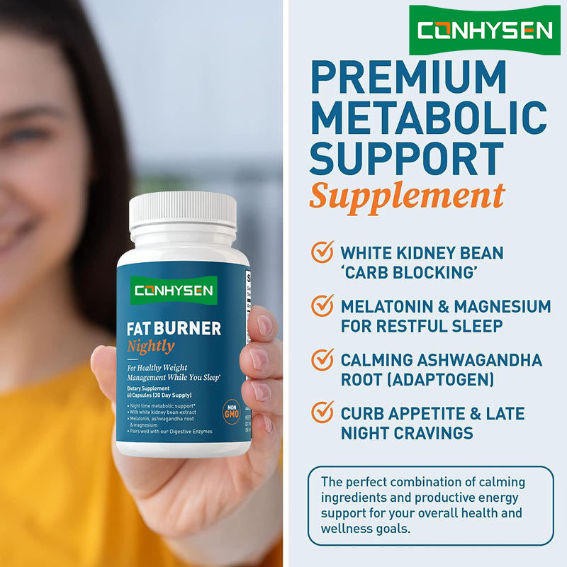 อาหารเสริมลดน้ําหนัก อาหารเสริมลดน้ําหนักกลางคืน Super Slim Capsule สําหรับผู้หญิงและผู้ชาย