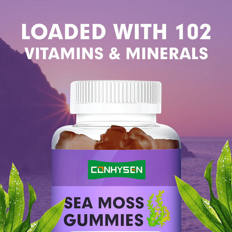 โรงงานผลิตกัมมี่สาหร่ายทะเลไอริชออร์แกนิกโดยตรงเพื่อเสริมสร้างภูมิคุ้มกัน ปรับแต่งได้