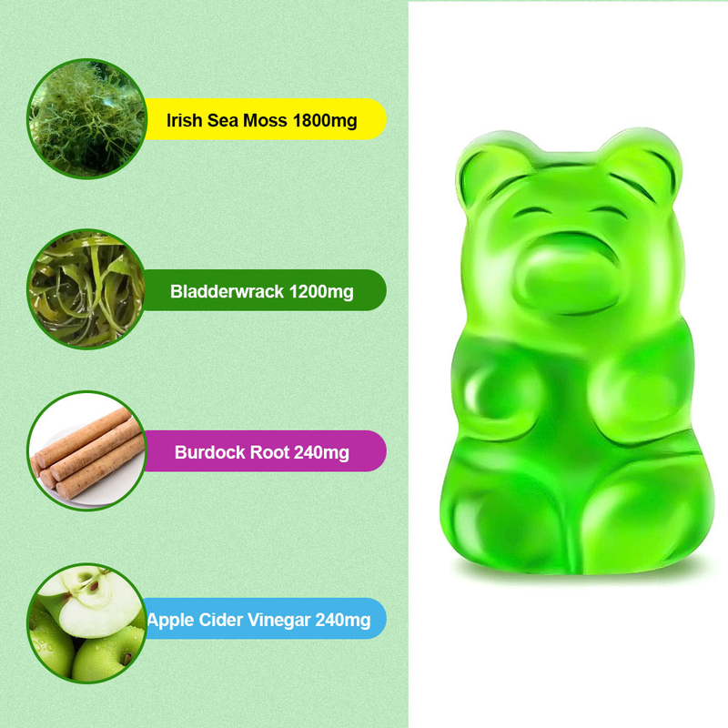 OEM/ODM Custom ออร์แกนิค มอสทะเล กัมมี่ แคนดี้ สุขภาพแข็งแรงกระดูก สนับสนุนข้อ