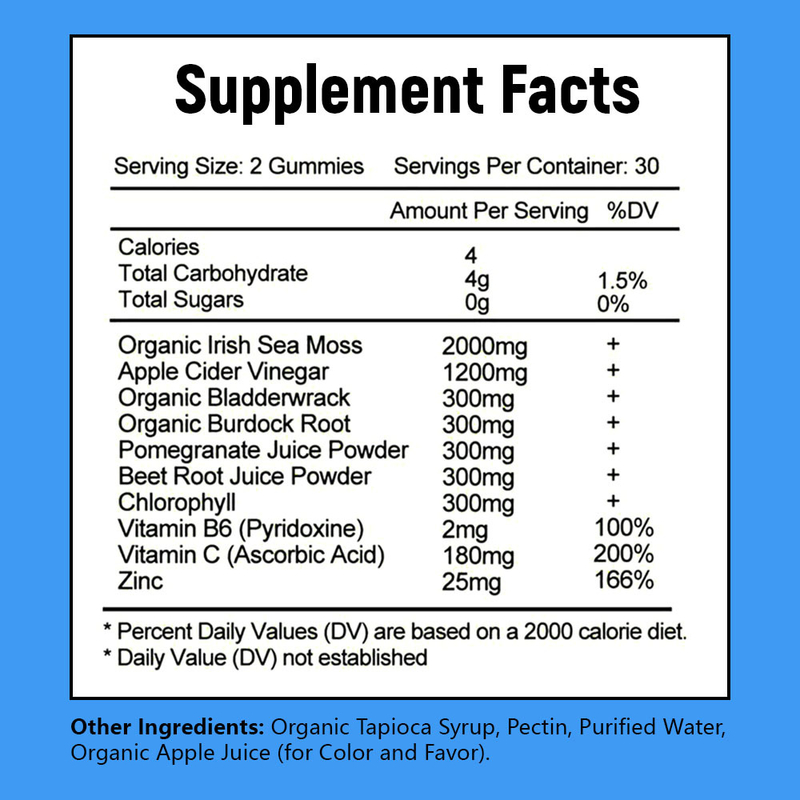 ผู้จัดจำหน่าย สูตร 10-In-1 Sea Moss Gummies พรีเมียม ปรับแต่ง บำรุงผิวเรียบเนียน