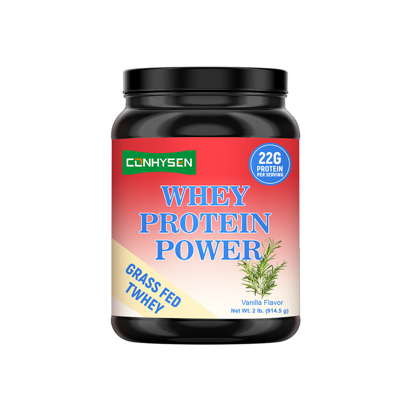 โปรตีนเวย์ พาวเวอร์ แกรส เฟด ไตร เบลนด์ โปรตีน สนับสนุนการเติบโตของกล้ามเนื้อ ขายส่ง ปรับแต่งได้