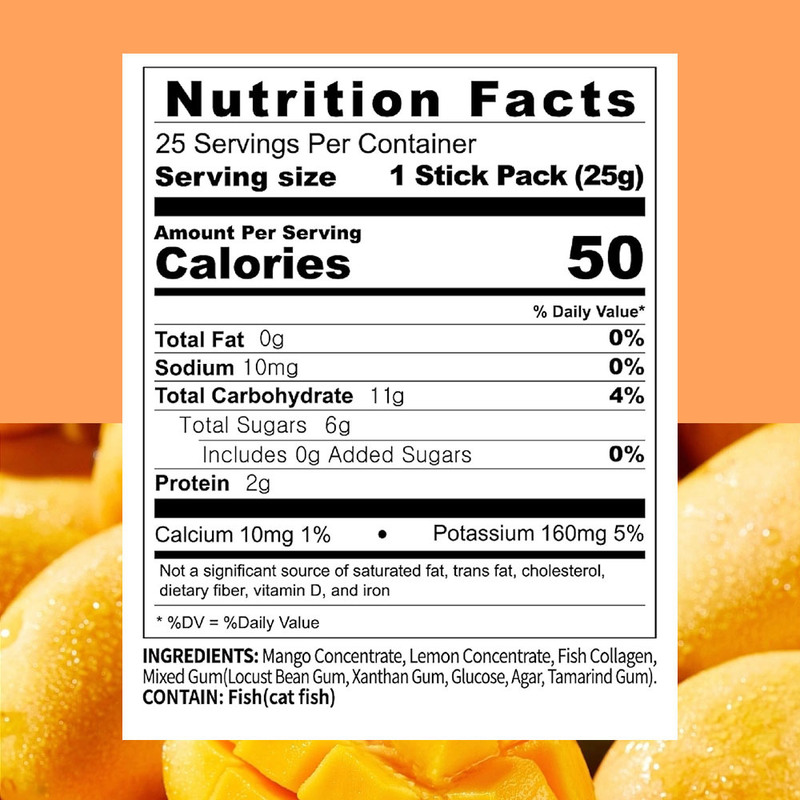 คอลลาเจนเจลลี่กับมะม่วง สนับสนุนสุขภาพข้อและกระดูก