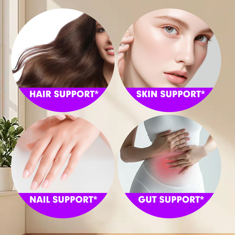 Biotin Complex Liquid Drops for Hair Skin Nail Care Support สุขภาพ การดูแลผิวหนัง การดูแลเล็บ