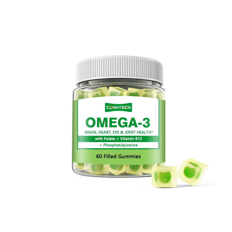 กัมมี่ Omega 3-6-9 ขายดีที่สุดสำหรับเด็กและผู้ใหญ่ อาหารเสริมวิตามินสำหรับสมองและหัวใจ อาหารเสริม DHA สำหรับวัยรุ่น