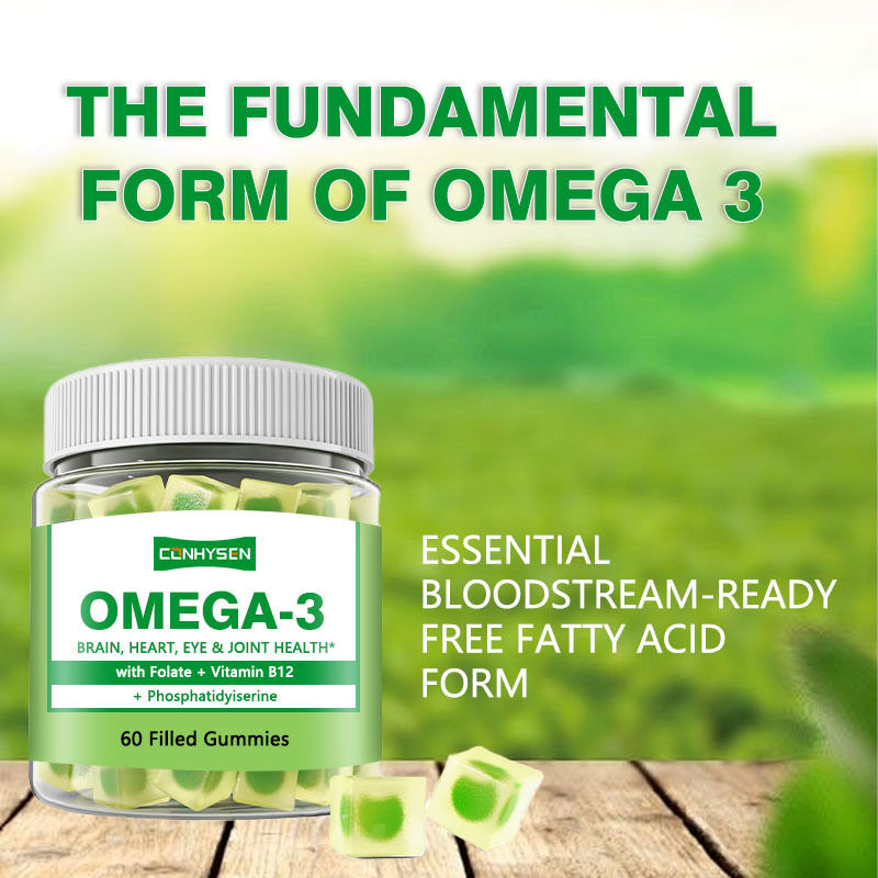 กัมมี่ Omega 3-6-9 ขายดีที่สุดสำหรับเด็กและผู้ใหญ่ อาหารเสริมวิตามินสำหรับสมองและหัวใจ อาหารเสริม DHA สำหรับวัยรุ่น