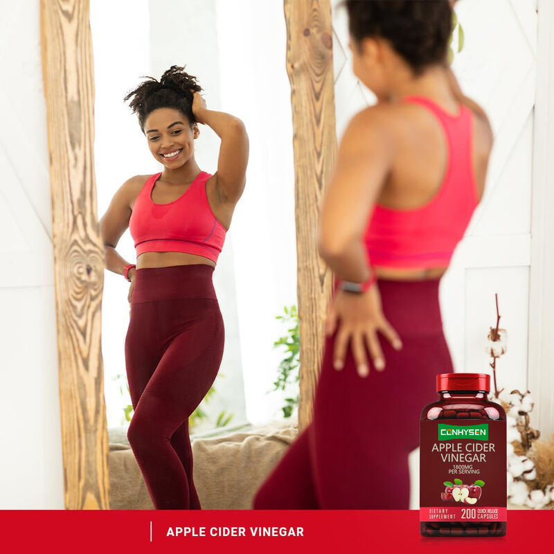 ผลิตภัณฑ์เสริมอาหาร ACV แบบ OEM/ODM ช่วยย่อยอาหารและดีท็อกซ์ ควบคุมน้ำหนัก แอปเปิ้ลไซเดอร์ วีเนการ์ แคปซูลสำหรับผู้ชาย ผู้หญิง