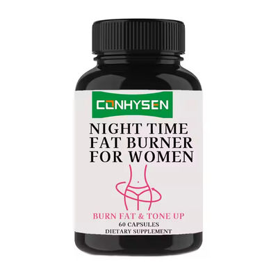 OEM Night Time Fat Burner แคปซูล ผู้หญิง Detox ลดน้ําหนัก บวกอาหารเสริมดันความอยากอาหาร