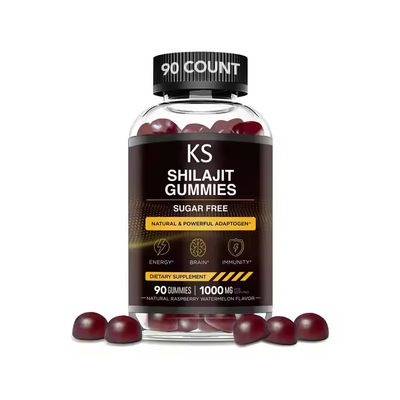 สินค้าออร์แกนิค Shilajit Gummies อาหารเสริมธาตุพลังงาน รสสนับสนุน สุขภาพรวม OEM ODM
