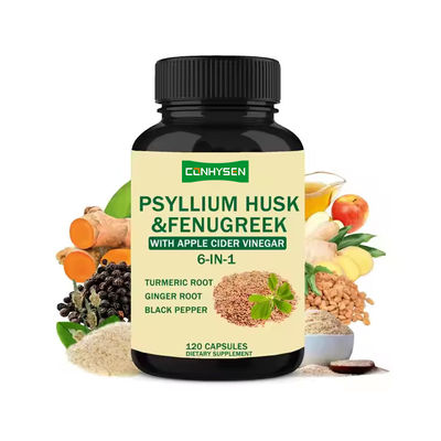 แคปซูล Psyllium Husk และ แคปซูลเพนกรีค พร้อมแคปซูลอาหารเสริมพืชหอม 6 ใน 1