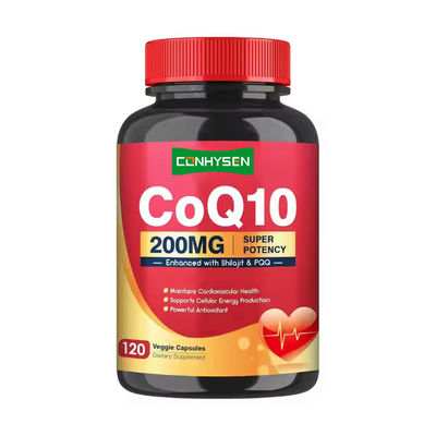 CoQ10 Capsules Super Potency Shilajit อาหารเสริม ปรับปรุงการทํางานทางสติ