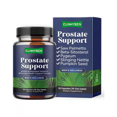 แคปซูลต่อมลูกหมาก Saw Palmetto การสนับสนุนสุขภาพชาย กระบวนการปัสสาวะ 90 แคปซูล