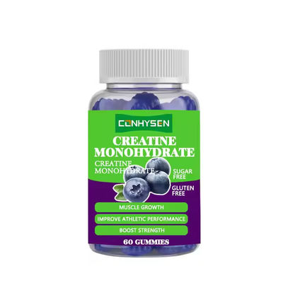 OEM Creatine Monohydrate Gummies ปรับปรุงความสนใจ เสริมการออกกําลังกายแรง