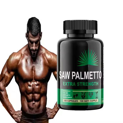อร่อยที่กําหนดเอง Saw Palmetto แคปซูล Mens แรงเสริม อาหารเสริมสุขภาพ โรสเตต