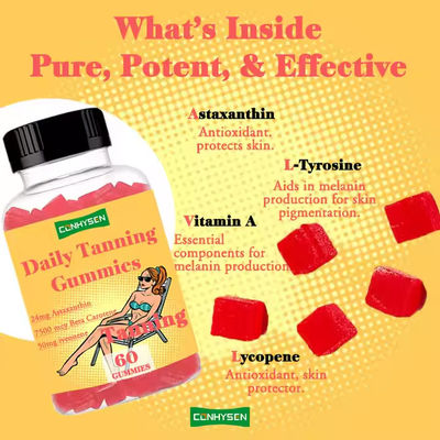 ยางกันแดด Astaxanthin Antioxidant สําหรับการปรับปรุงการปรากฏตัวของผิว