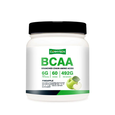 ผง BCAA สำหรับโภชนาการการกีฬาเพื่อสุขภาพ สนับสนุนการเจริญเติบโตของกล้ามเนื้อ เครื่องดื่มให้พลังงาน