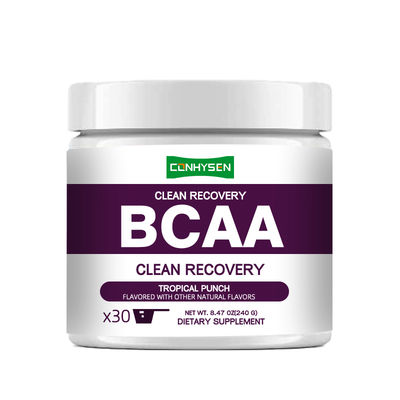 ผง BCAA เพื่อการฟื้นตัวแบบคลีน ปรับแต่งได้ 100% วีแกน ช่วยเพิ่มประสิทธิภาพการทำงานของสมองและฟังก์ชันสมอง