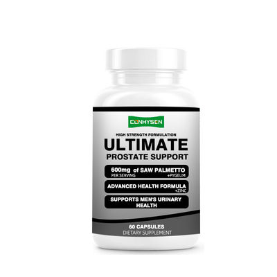 การปรับแต่งโรงงาน Ultimate Prostate Capsules 600mg ของ Saw Palmetto ลดผมร่วง
