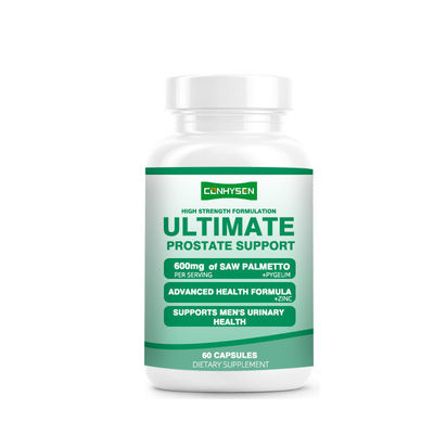 ค ณภาพสูงสนับสนุนสุขภาพทางเดินปัสสาวะของผู้ชาย Ultimate Prostate Capsules ด้วยสารประกอบธรรมชาติ 16 ชิ้น