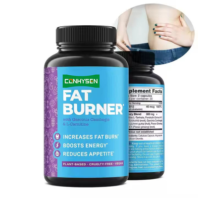 เครื่องเผาไขมันจากพืชพรีเมียมที่มี Garcinia Cambogia L-Carnitine ช่วยกระตุ้นการเผาผลาญอาหาร ลดความอยากอาหาร