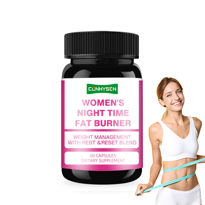 ผลิตภัณฑ์ลดความอ้วนโดยตรงช่วยลดการดูดซึม Women's Night Time Fat Burner Capsules