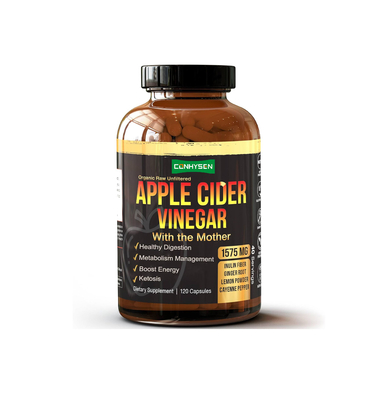 แคปซูลลดน้ำหนักจากธรรมชาติ OEM และแคปซูล Apple Cider Vinegar สำหรับผู้หญิง ช่วยควบคุมน้ำหนัก