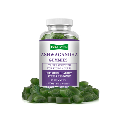 กัมมี่ Ashwagandha เพื่อเสริมภูมิคุ้มกัน อายุการเก็บรักษา 18 เดือน