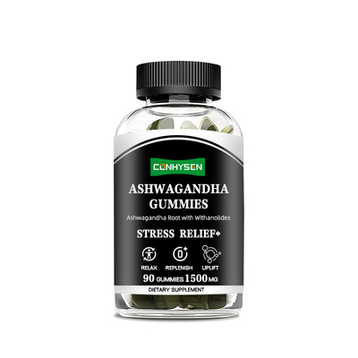 กัมมี่โพรไบโอติก Ashwagandha พร้อมวิตามิน D2 ขนาด 60 ชิ้น