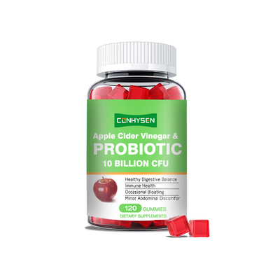 ผู้ผลิตอาหารเสริม Probiotic Gummies สนับสนุนสมดุล pH ที่ดีต่อสุขภาพ