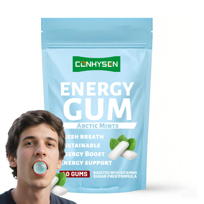 Energy Boost Improve Focus Vitamin E Energy Gum Factory Customization