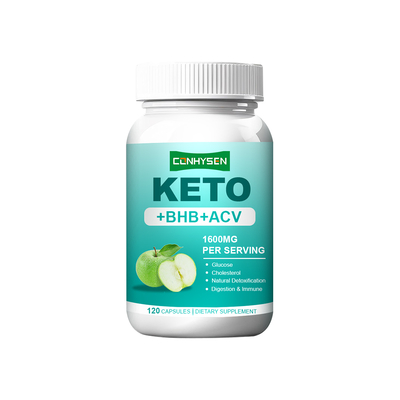 แคปซูล ACV Keto Detoxification โรงงานและให้พลังงาน แบรนด์ที่กำหนดเอง