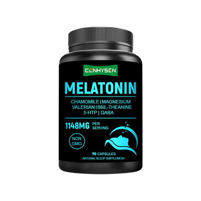 แคปซูลเมลาโทนินตามสั่ง 1148mg โรงงานตรง เสริมคุณภาพการนอน ก่อนนอน