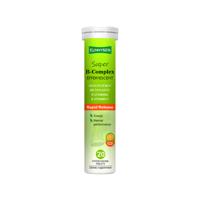 ขายส่งเม็ดฟู่ B-Complex แบบกำหนดเอง เครื่องดื่มช่วยเพิ่มความรู้ความเข้าใจ