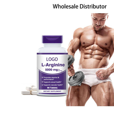 Private Label L-Arginine Tablets Vascular Health Booster Stamina Performance